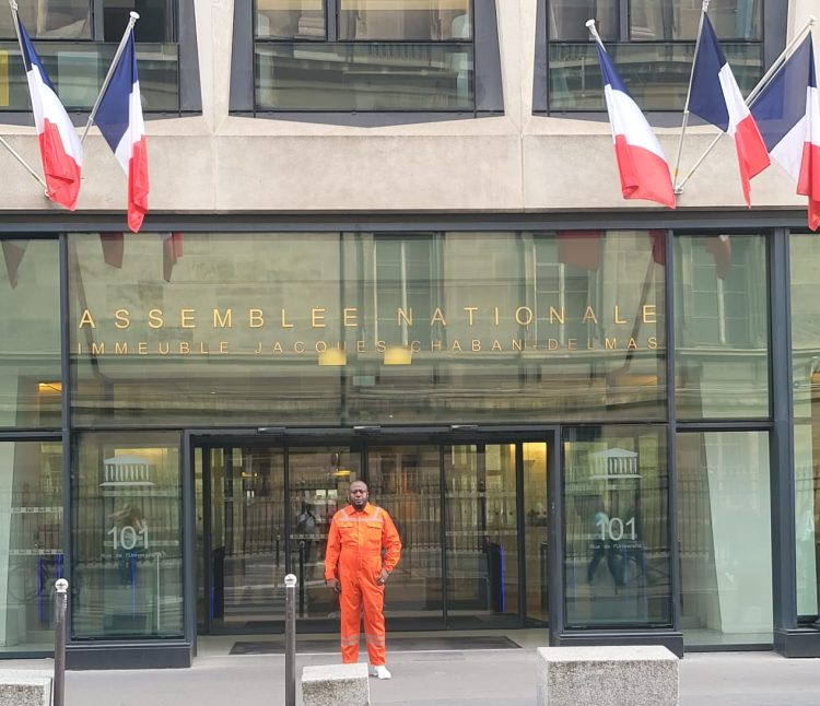 RDC : Le député national Ados Ndombasi reçu au parlement Français