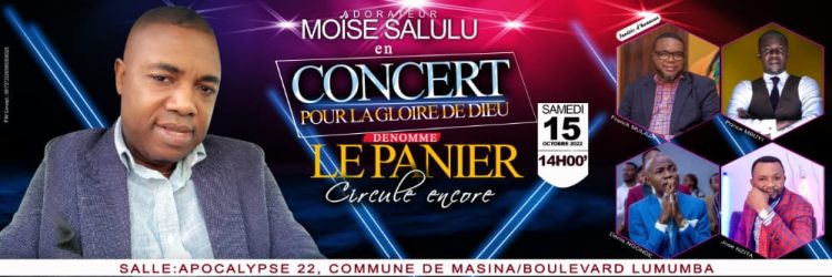 RDC/Musique: Moise Salulu en concert ce 15 octobre à kinshasa
