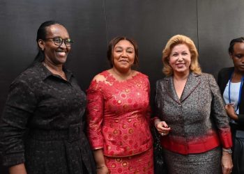 RDC: La photo de la Première Dame Denise Nyakeru avec l’épouse de Kagame et Ouattara enflamme la toile ce mercredi !