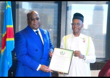 RDC : Le Réseau Renaissance et Diaspora Africaine décerne à Félix Tshisekedi le prix du « Leadership Africain »