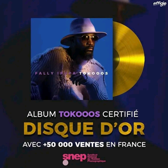 Musique : L’album Tokos 1 de Fally Ipupa certifié » Disk d’Or » par la SNEP