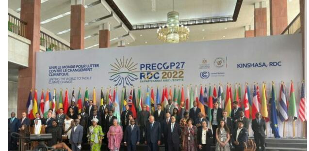 RDC:l’ouverture de la pré-cop27 ce lundi 03 octobre à Kinshasa