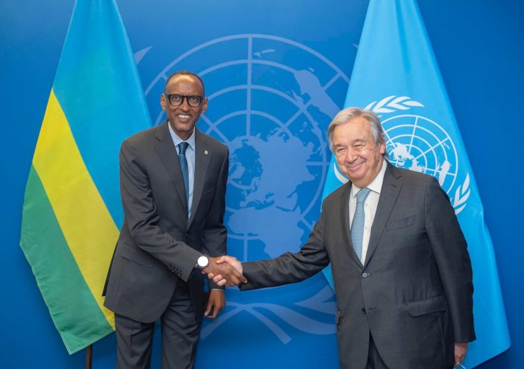 Situation sécuritaire en RDC : Paul kagame échange avec Antonio Guterres