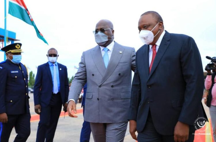 Situation sécuritaire dans l’Est de la RDC : Uhuru Kenyatta échange avec Modeste Bahati et Christophe Mboso
