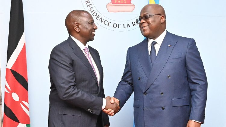 RDC : Félix Tshisekedi échange avec son homologue kenyane William Ruto