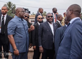 Mbandaka : Accompagné du ministre Guy Loando, Félix Tshisekedi a inspecté les chantiers