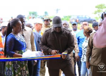 RDC: Le Chef de l’État Félix Tshisekedi inaugure des établissements à Kabeya Kamwanga