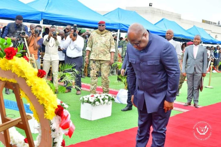 RDC : Le Président Félix Tshisekedi rend hommage au Caporal KUNYUKU