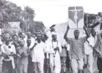 Page d’histoire- ce jour-là 16 février 1992, une marche pacifique des chrétiens est réprimée dans le sang à Kinshasa, par les éléments de Mobutu