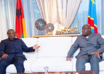 RDC : Le président de la Guinée Bissau reçu en audience par Félix Thisekedi