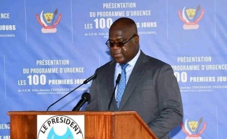 Page d’histoire -ce jour-là : 02 mars 2019, le président Félix Tshisekedi lance le « Programme des 100 jours » !