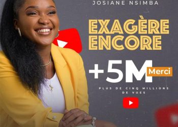 RDC : En moins d’une année, la chanson « Exagère encore » de la Soeur Josiane Nsimba cumule 5 millions de vues sur YouTube !