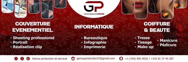 RDC – Culture : Genius production et services, une nouvelle agence dans le paysage événementiel