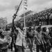 Page d’histoire – Ce jour-là 20 avril 1977, après avoir gagné la guerre du Shaba, Mobutu réunit 30.000 personnes dans le Stade du 20 Mai à Kin) pour un show exceptionnel