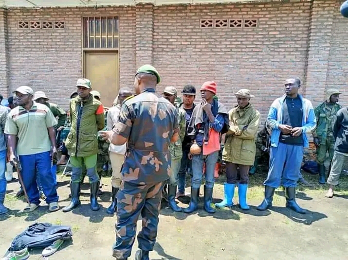Nord-Kivu : Les FARDC présentent 59 combattants EPLC arrêtés après la tension à Kibumba face au M23