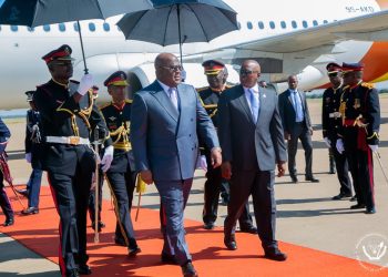 SADC : Félix Tshisekedi est arrivé à Gaborone ( Botswana )
