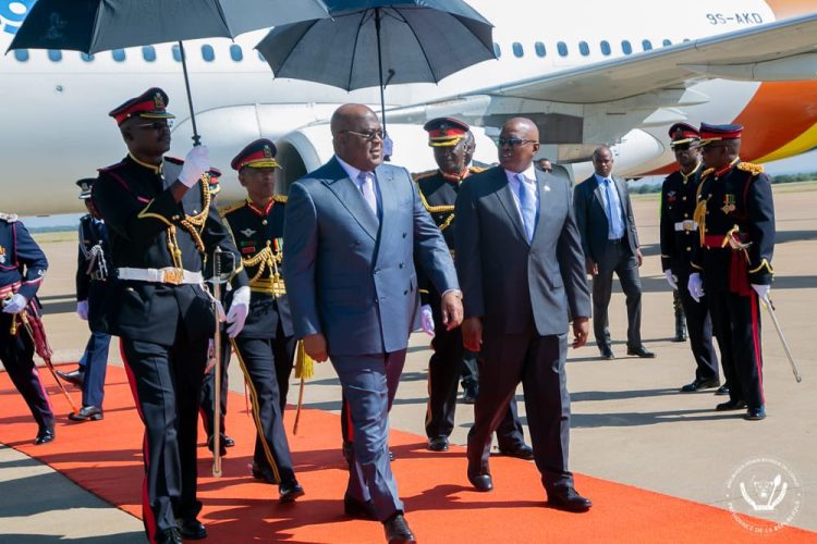 SADC : Félix Tshisekedi est arrivé à Gaborone ( Botswana )