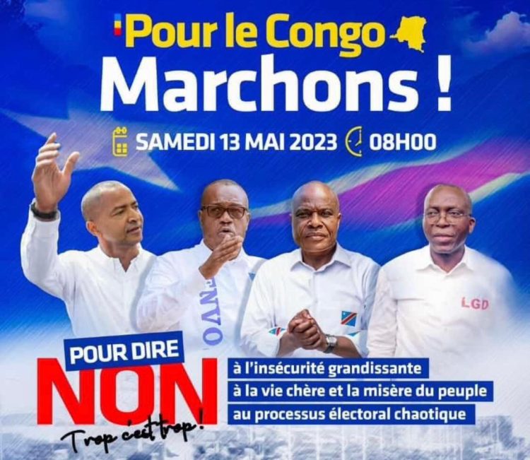 Marche du 13 Mai : Le parti de Kabund donne sa position !