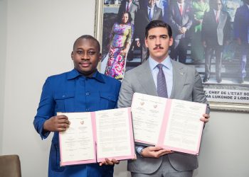 RDC : Au nom du gouvernement de la République, le ministre d’État en charge de l’aménagement, Me Guy Loando signe un contrat de construction d’un Téléphérique à capacité de 5000 passagers par jour !