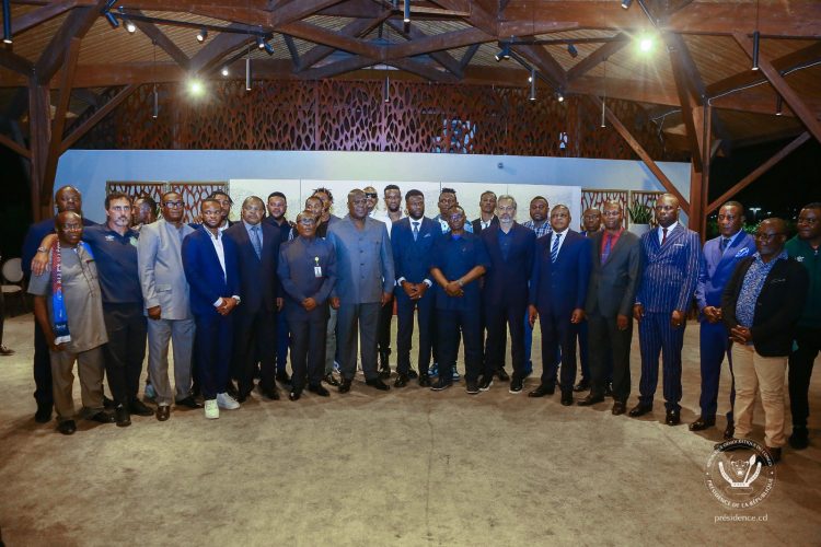 RDC : Félix Tshisekedi a reçu les léopards après leur victoire face au Gabon (0-2)
