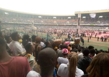Concert de Ferré Gola: le stade des martyrs à 80% rempli (Situation de 14h0)