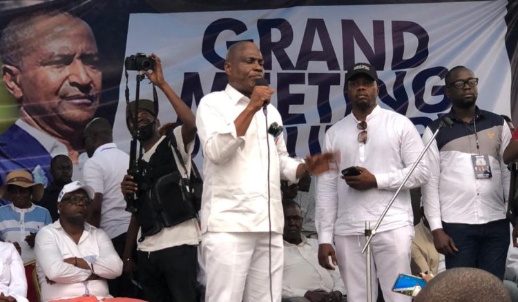 Meeting de l’opposition : « Le peuple ne peut pas cautionner la tricherie en plein jour », Martin Fayulu sur les élections 2023