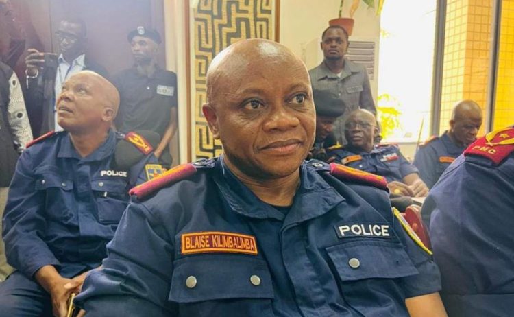 Kinshasa : Voici les premières décisions du nouveau patron de la police Blaise Kilimbalimba !