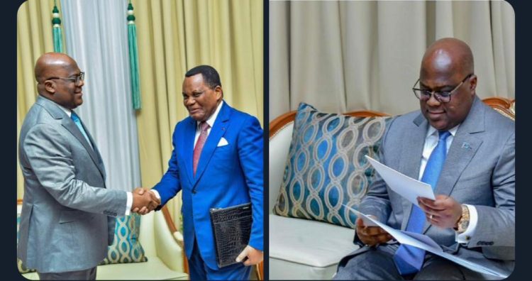 RDC | Après son séjour chez Kagame, Denis Sassou Nguesso écrit à Félix Tshisekedi !