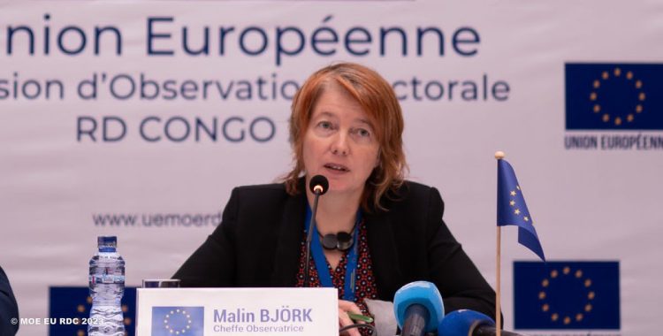 Élections en RDC | « En cette période de campagne, nous appelons au respect des libertés d’expression et de réunion, ainsi qu’au rejet de la violence et des messages de haine » Malin Björk, membre du Parlement européen