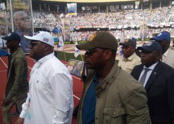 Campagne électorale | Félix Tshisekedi est arrivé au stade des Martyrs accompagné de sa femme et sa famille !