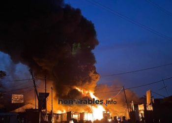 URGENT | Grave incendie à Limete 1e rue Dilandos !