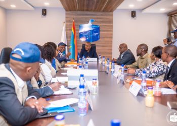 ÉLECTIONS 2023 | Le président de la Commission Électorale Nationale Indépendante (CENI), Dénis Kadima, s’est entretenu avec une délégation de la mission exploratoire du Forum des Commissions Électorales de la SADC (ECF-SADC)
