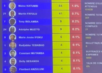 Publication des résultats des élections | Voici les résultats partiels à Bikoro où Félix Tshisekedi occupe la première place !