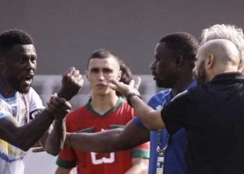 Maroc – RDC | Voici la réaction du coach Marocain après sa bagarre avec chancel MBEMBA !