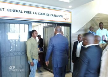 RDC | Gentiny Ngobila est arrivé au parquet général près la cour de cassation pour répondre à l’invitation du Procureur général !