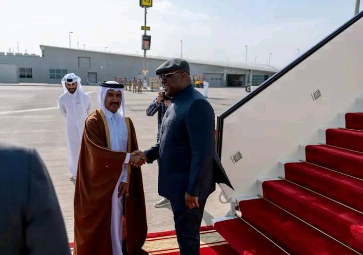 Qatar | Le président Félix Tshisekedi en visite au Qatar pour les échanges commerciaux et renforcer la coopération!
