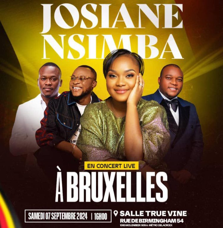 Musique | la Soeur Josiane Nsimba en concert live ce samedi 07 Septembre à la salle True vine de Bruxelles !