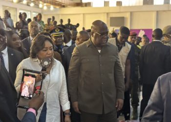 RDC – Kinshasa | Félix Tshisekedi au Stade Tata Raphaël pour un moment de réconfort avec les victimes des inondations !