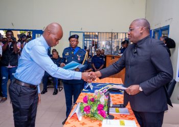 Justice spatiale | Le Ministre Guy Loando Mboyo dote l’ONAT de ses premiers OPJs assermentés !